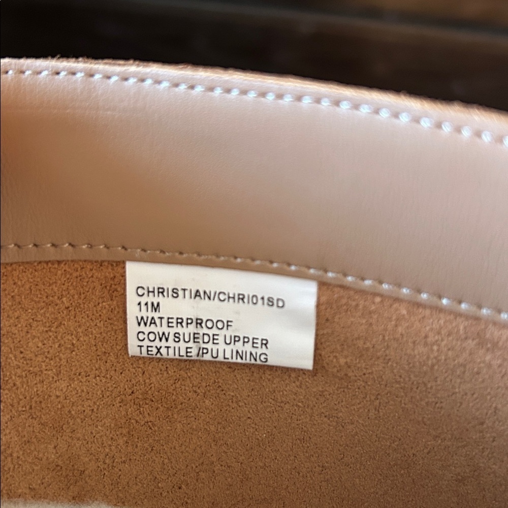 NEW Blondo Christian Waterproof Boot Women's Size 11 Tan Suede Tall MSRP $229 - Picture 6 of 12